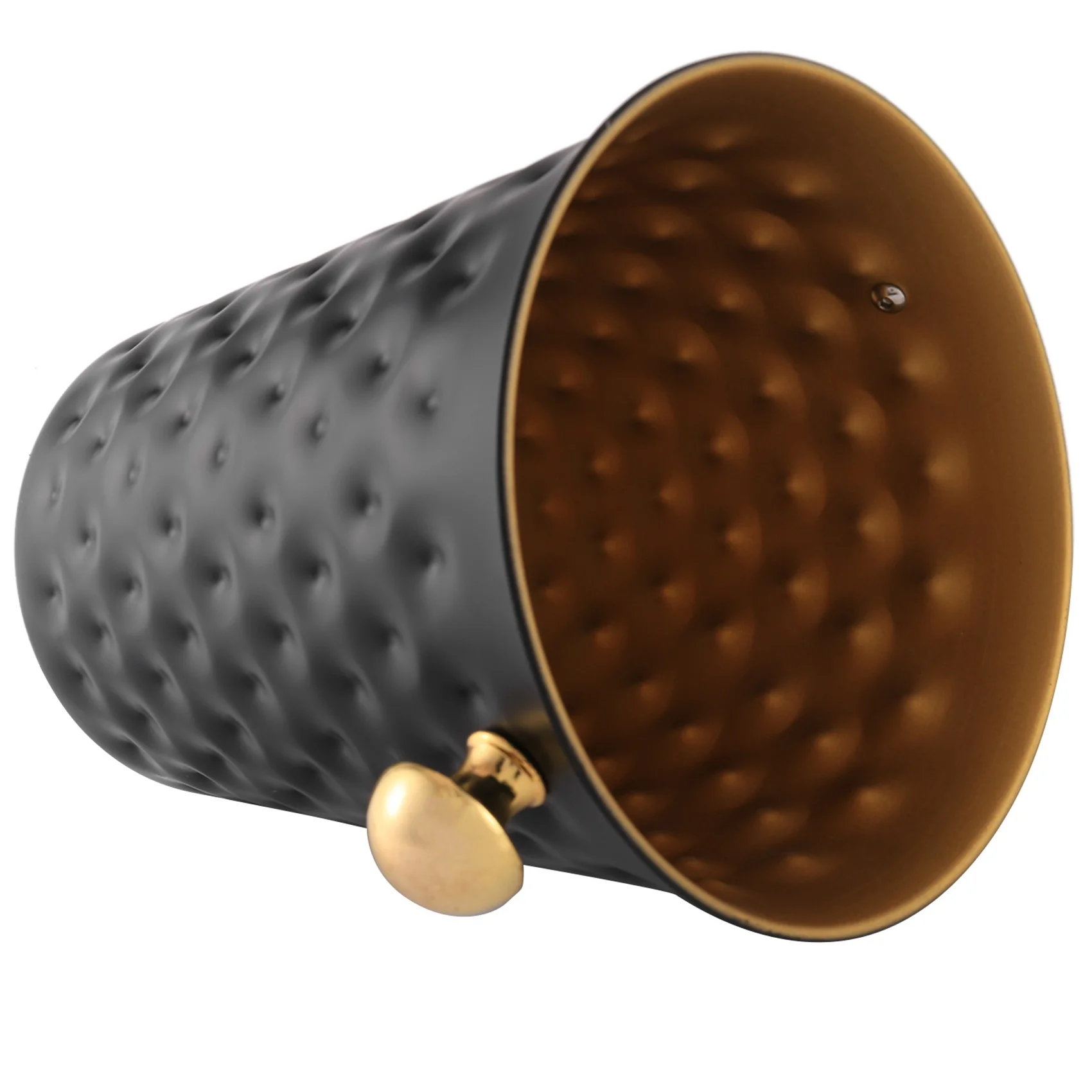 정성적 인 창조적 인 스테인레스 스틸 망치로 얼음 양동이 와인 샴페인 양동이 홈 호텔 아이스 큐브 용품 KTV 용품, 블랙