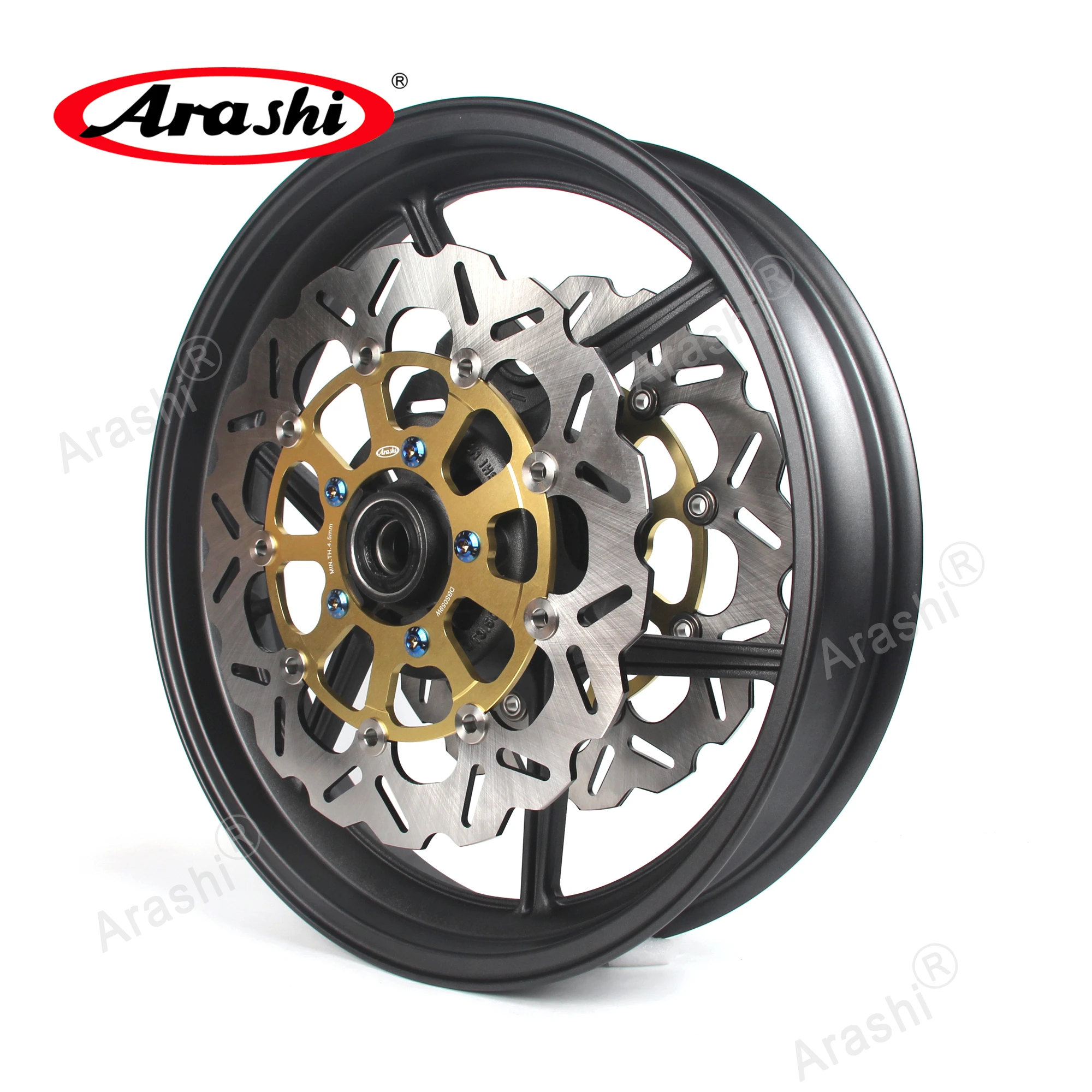 

Arashi Wheel Rim Front Brake Discs Rotor Set For KAWASAKI ZX10R NINJA 2008 2009 2010 ZX-10R ZX 10R 1000 Motorcycle Wheel Rims