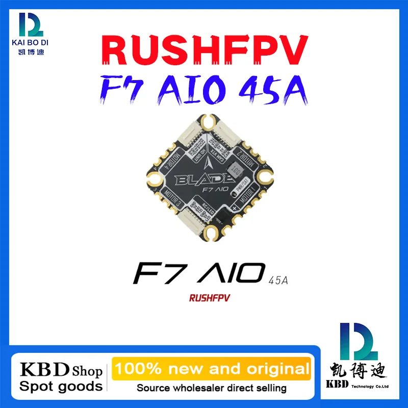 RUSHFPV controlador de vuelo AIO F7 45A FC y ESC