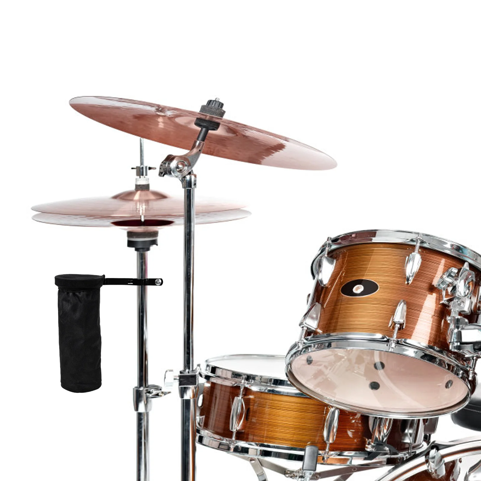 1Set Drumstick Container Oxford Cloth Durable Drumstick Holder for Drum Kit Practice Stage Percussion Accessory Storage Bag - Detail 1