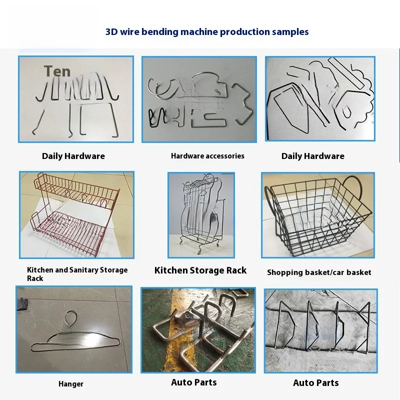 ملحقات CNC لتشكيل ثلاثية الأبعاد أوتوماتيكية بالكامل، آلة حديد، رف تخزين، سلة سحب، آلة ثني أسلاك الفولاذ 2025 جديد