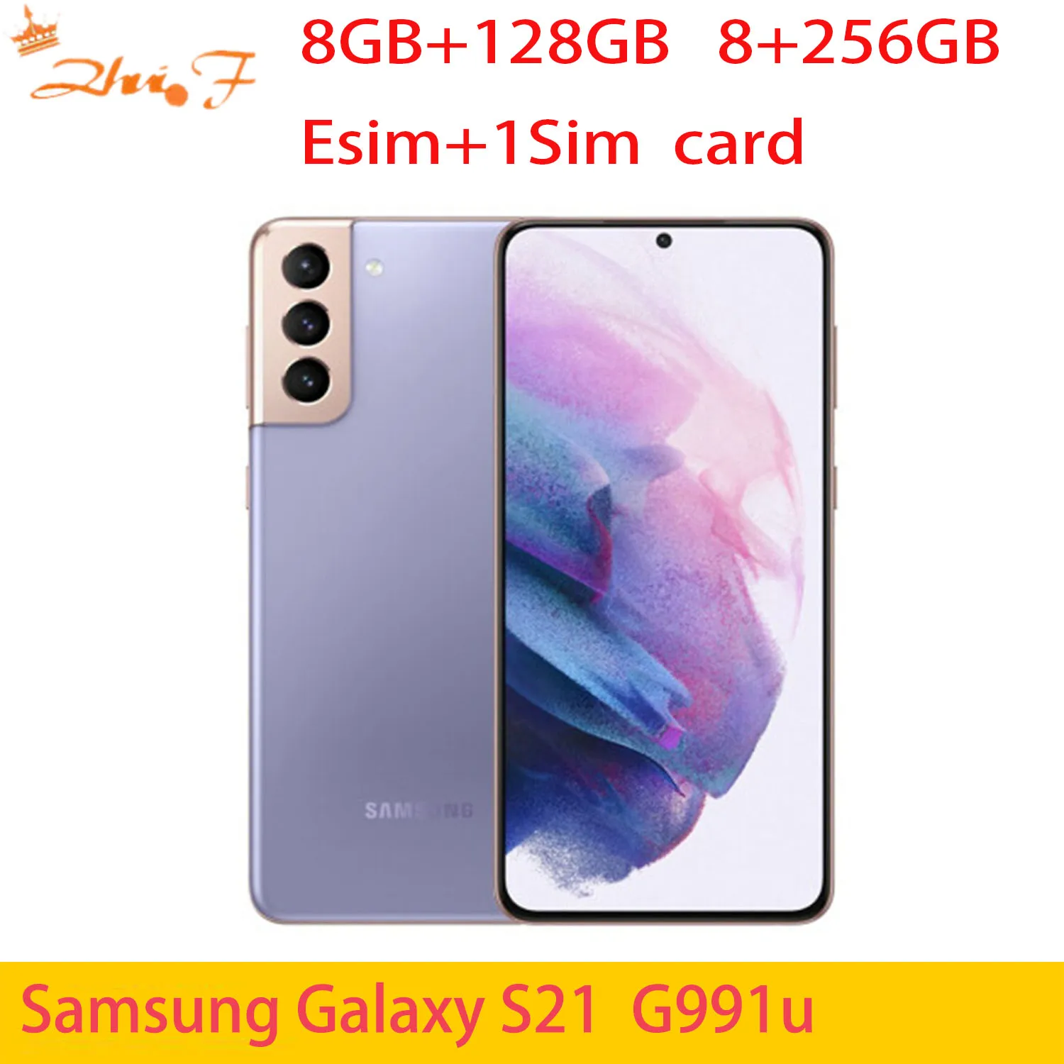 Telefon komórkowy Samsung Galaxy S21 5G G991U G991U1 8 GB RAM 128/256 GB ROM Snapdragon 888 odblokowany