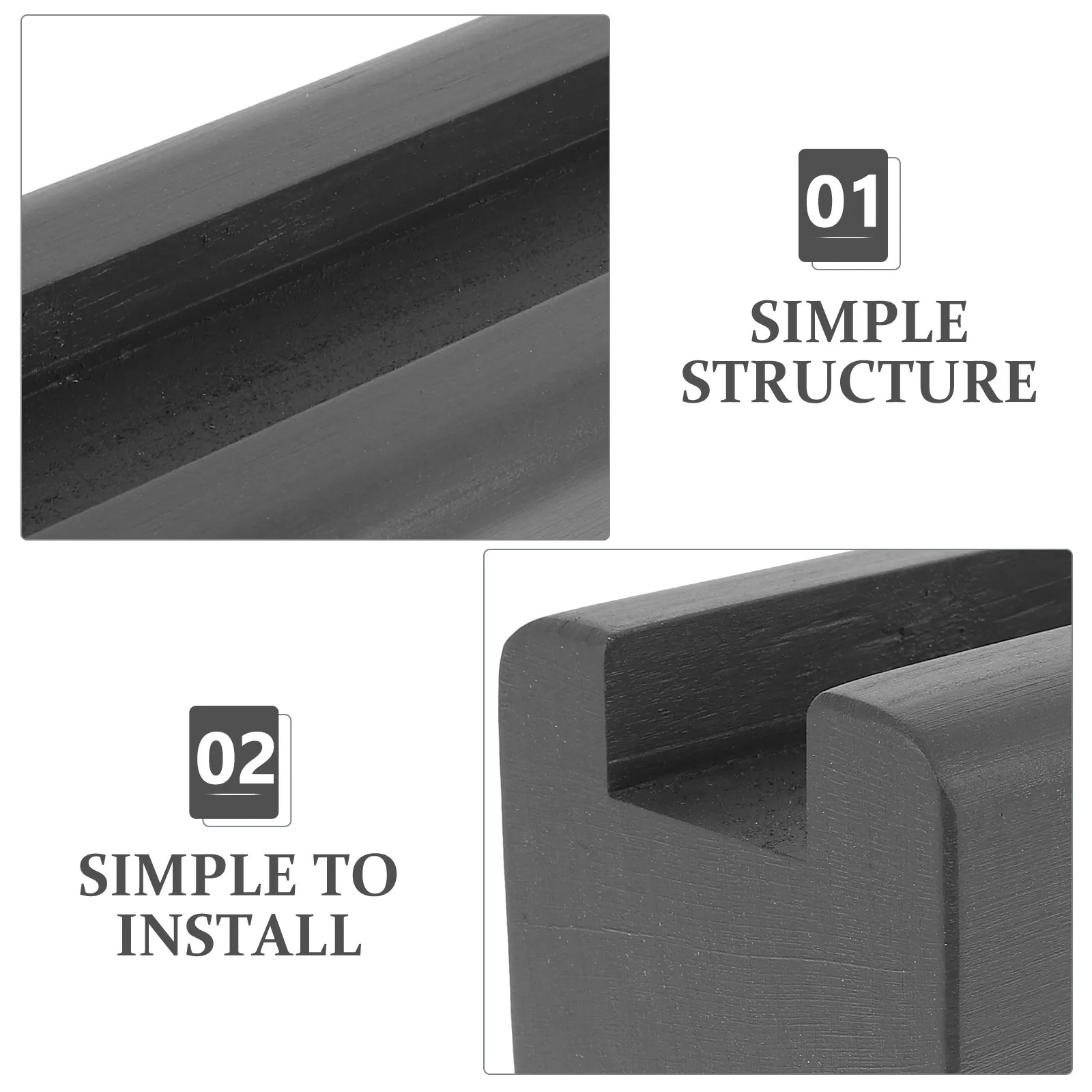 

Full Length Mirror Stand Wooden Floor Mirror Support Base Non-Skid Sturdy Holder For Home Bedroom Living Room Decorative