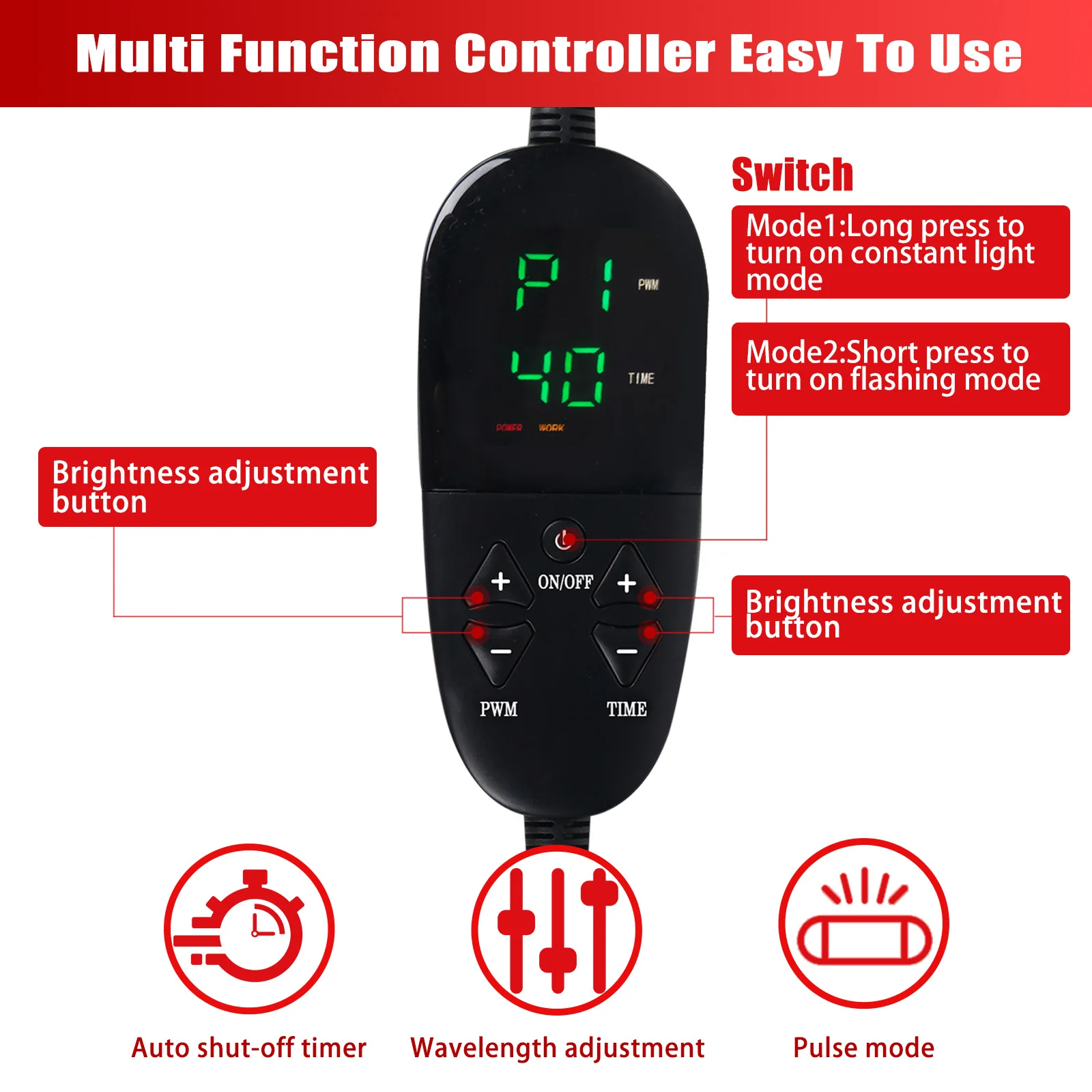 Red & Infrared Light Mat for Full Body,1260 PCS 660nm LED Red Light and 850nm Near-Infrared Light, Large Pad Home Laying