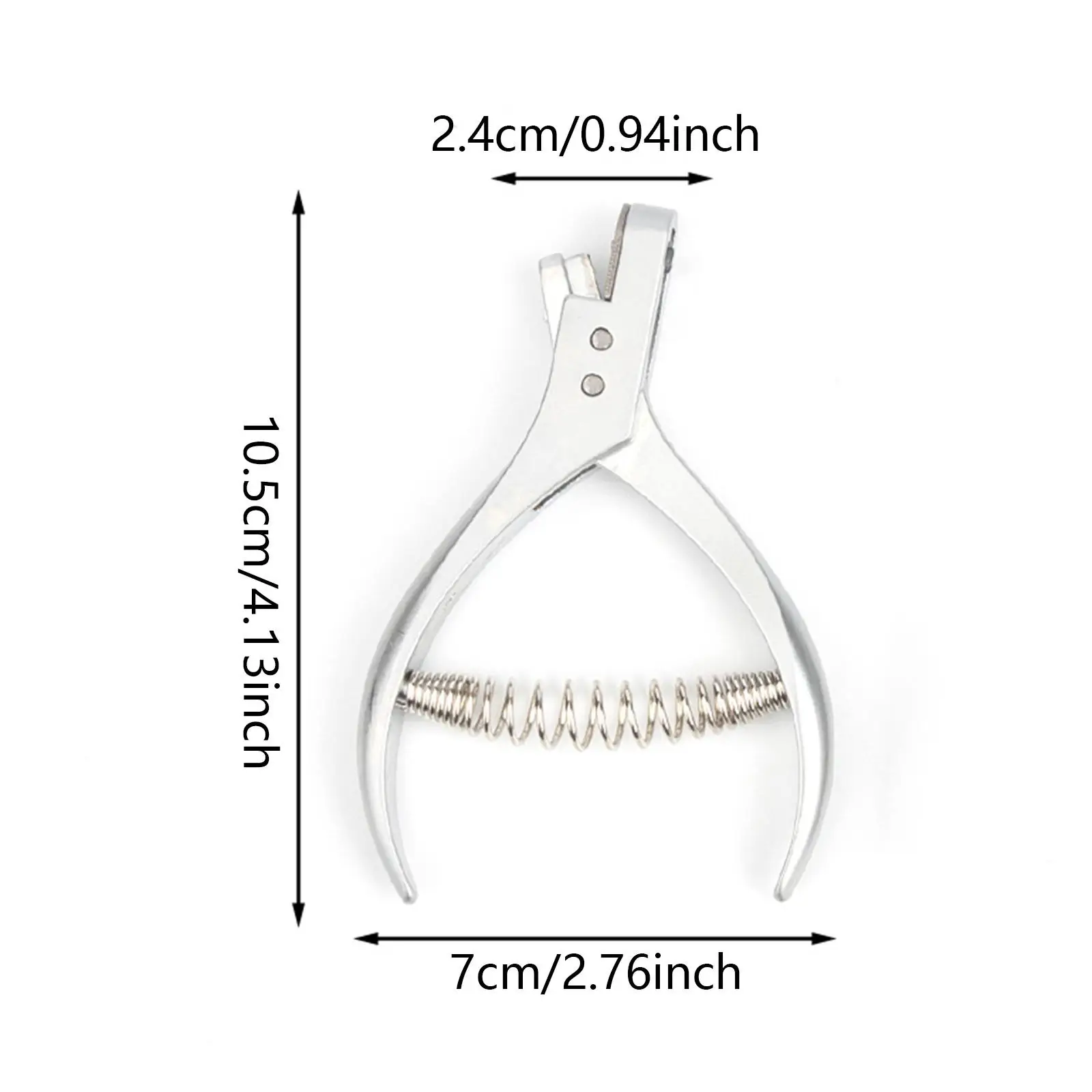 Pattern Notcher Leather Punch Maker Handheld with Spring Handle for Designer Tailor Paper Punch Sewing Plier for Oak Tag Leather