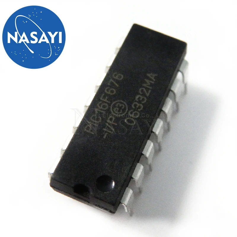 

2pcs/lot PIC16F676-I/P PIC16F676-IP PIC16F676 DIP-14 New original In Stock