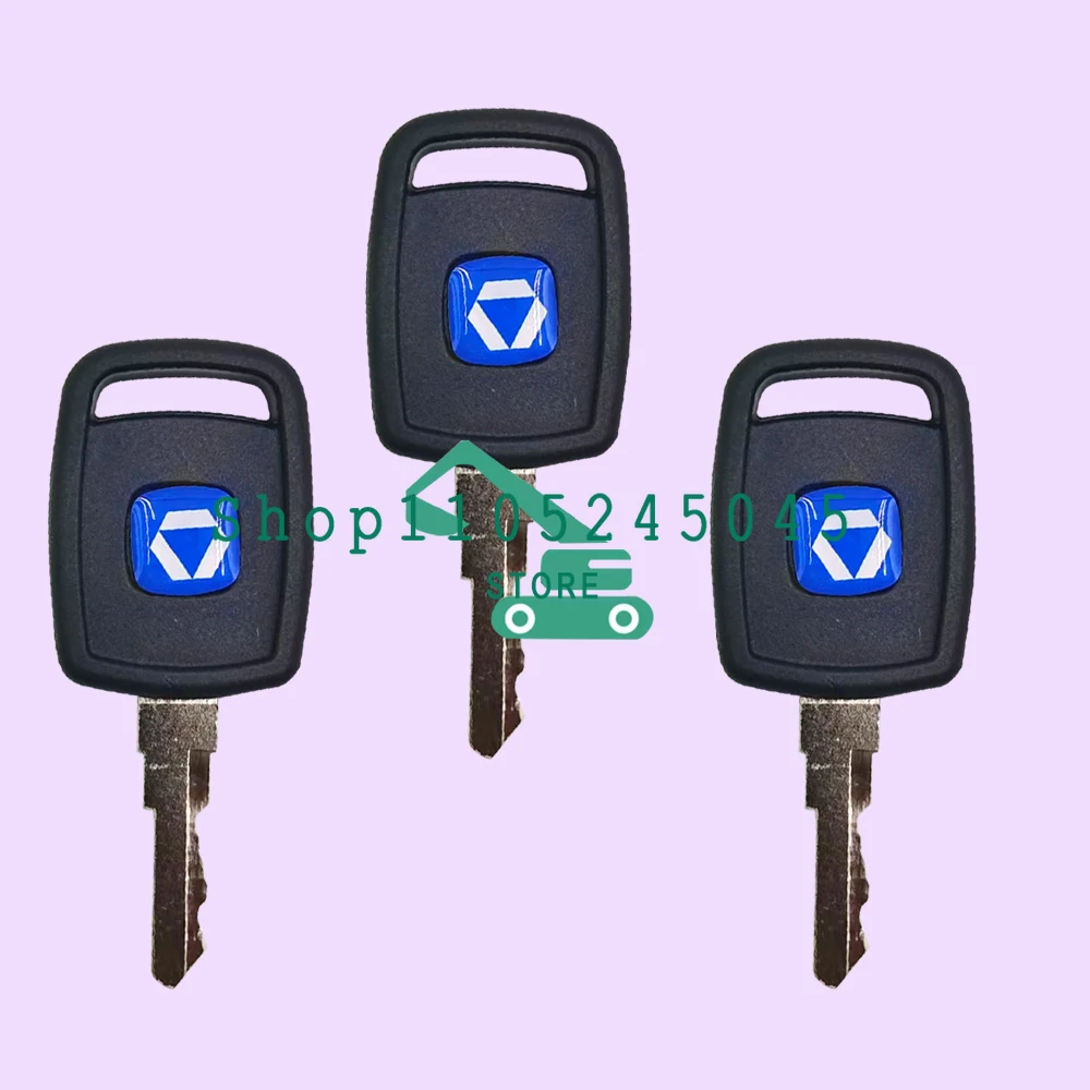 50PCS High Quality EXCAVATOR XCMG Keys for Xugong Liugong Loader 30E 40B 50C 50CN 855 856 Electric Lock Key New