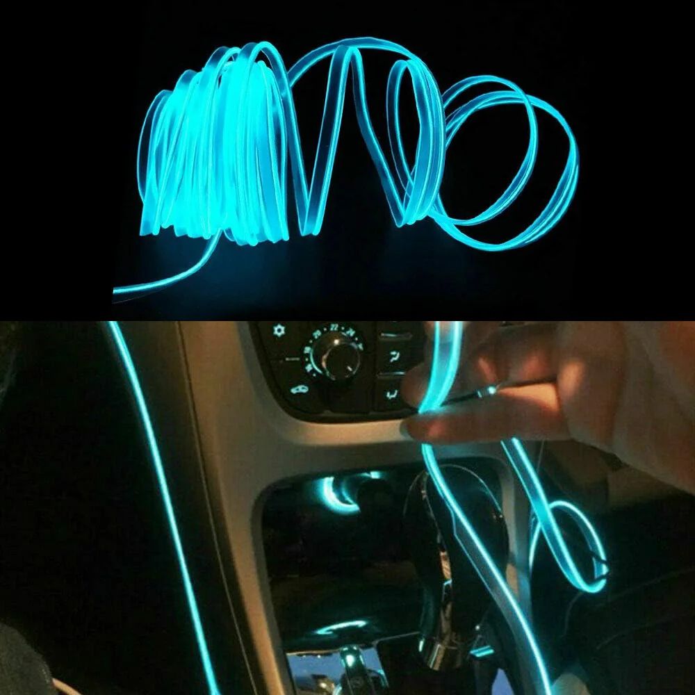 1 x LED Cold Light Wire(Red, Ice Blue,  Blue Light) fit for  car interiors, including instrument dashboards and door panels