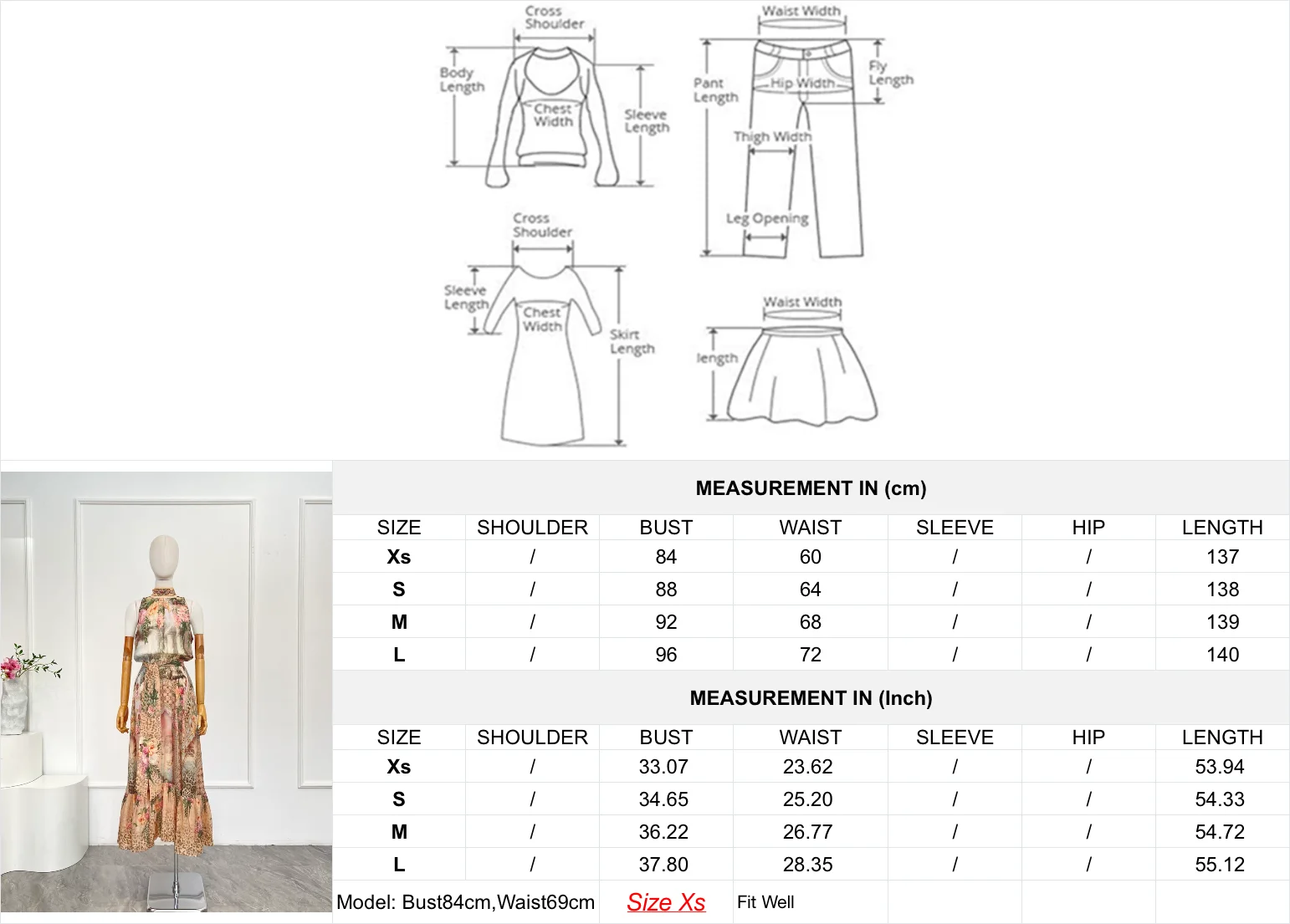 Nowa, wysokiej jakości jedwabna sukienka midi bez rękawów w pomarańczowy kwiatowy wzór z diamentami, idealna na wakacje.