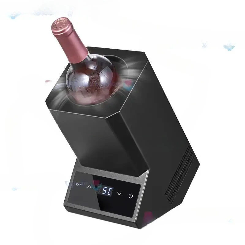 

Wine Chiller Stainless Steel Electronic Ice Cooler Red Rapid Cooling Cooler Temperature Control Adjustment