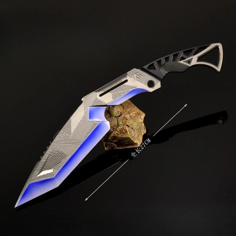 27 cm/10,62 in Arena Breakout Spiel Peripherie Hanxing Messer Waffe Modell Training messer Metall Handwerk Sammeln Ornament Jungen Spielzeug