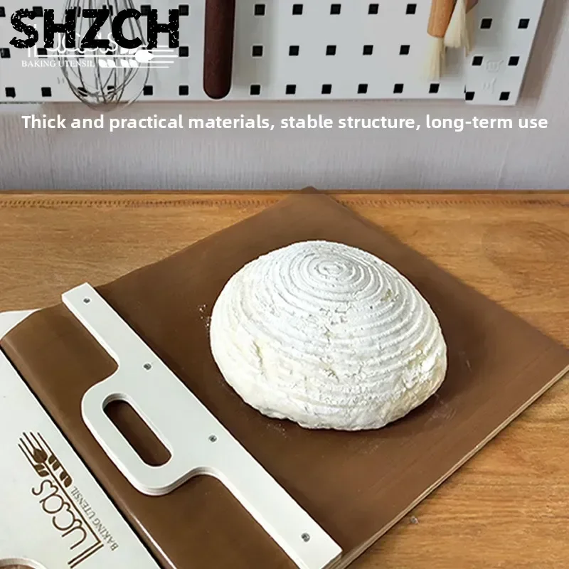 Bread Loading Peel, Sliding Pizza Spatula for Oven, Effortless Cake Transfer Tool, Non-Stick Baking Slide for Home Bakery Use
