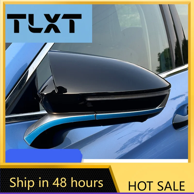 

For Chery Arrizo 8 2022-2025 Car Styling Rearview Mirror Cover Cow Horn Rearview Mirror Cover Modified Anti-punish Accessories