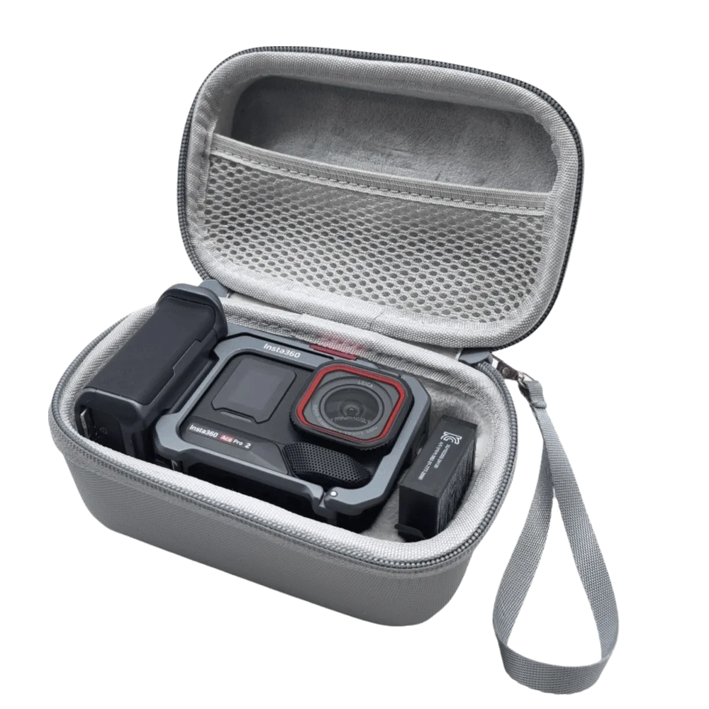 EVA Hard Shell Case Drop-resistant Portable Shockproof Camera Bag Soft Lining Shockproof for Insta360 Ace Pro 2