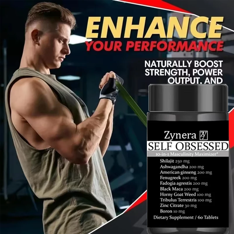 أشواغاندا شيلجيت ماكا الأصلية ماكا سوداء قوية للرجال والنساء تتجه إلى زيادة الحيوية والأداء I #3