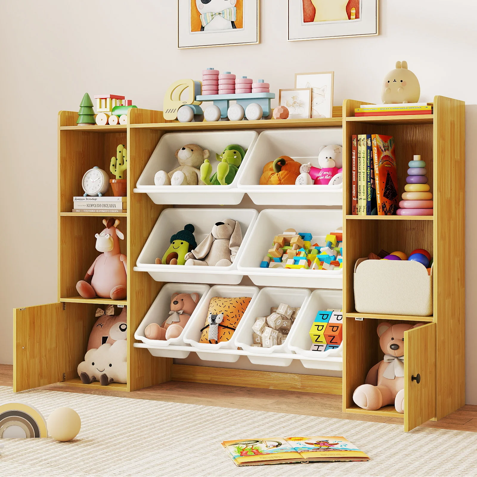 رف تخزين ألعاب الأطفال ورفوف ك - مراجعة Kids Storage Toys وسعره