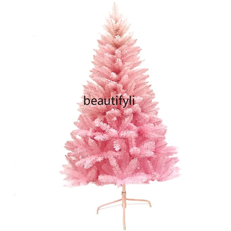 

Christmas 1.5m 1.8m pink Christmas tree household set cherry blossom gradual change Christmas tree