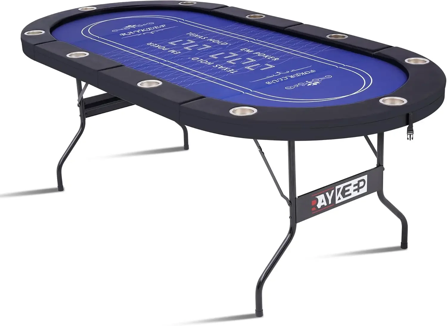 10 Player Poker Table Foldable, 84