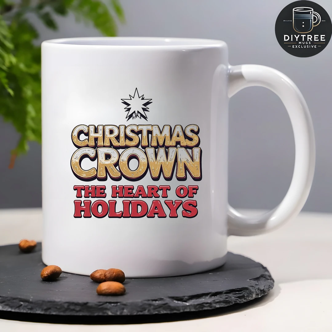 كوب سعة 11 أونصة + كوب تاج عيد الميلاد + كوب مزاج احتفالي - هدية عيد الميلاد للأطفال كوب ماء للمنزل والمكتب