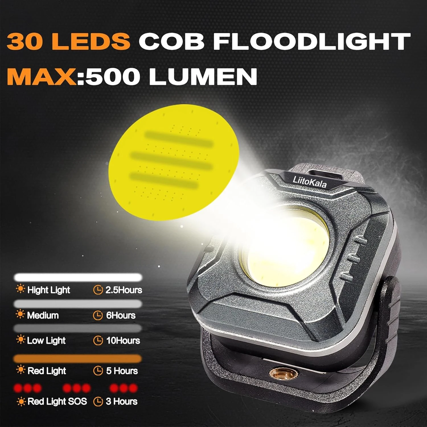 LiitoKala LF-986 Work lights LF-786 Mini Edition 1200mAh Battery 500LM LED COB