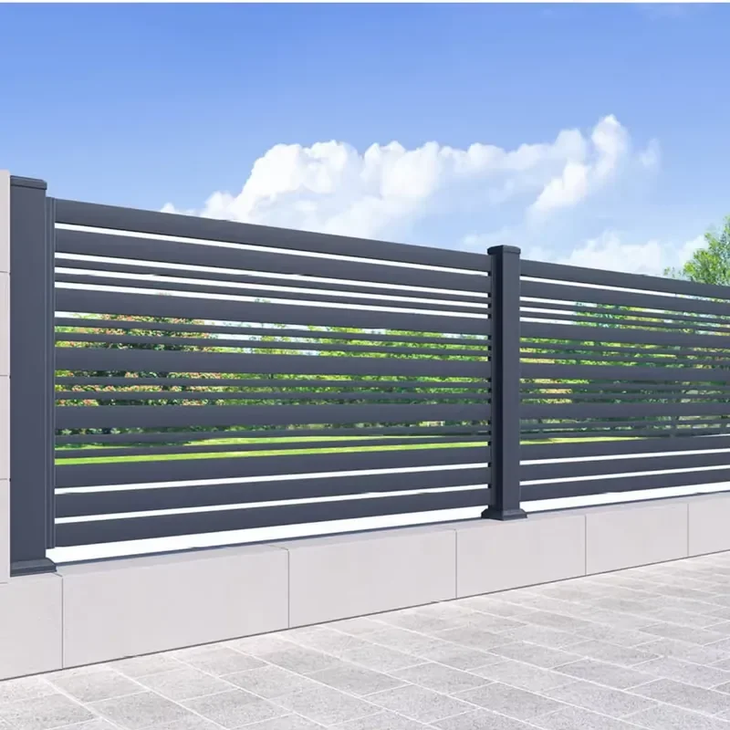 New Style Modern House cheap garden fencing Home outdoor new Designs Aluminum garden fence