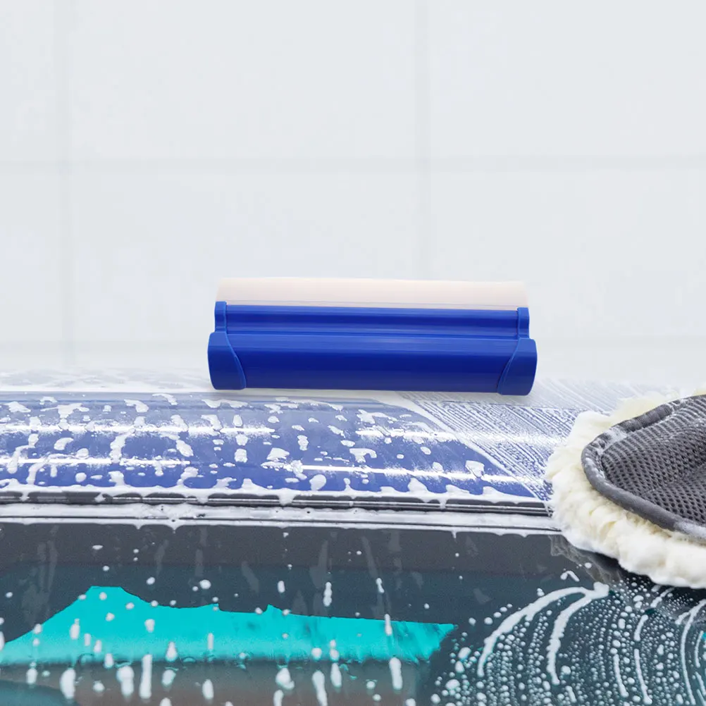 

Soft Silicone Car Window Squeegee Dual Row Scrapers Streak Free Cleaning Auto Glass Washer Household Use Window Cleaner Tool