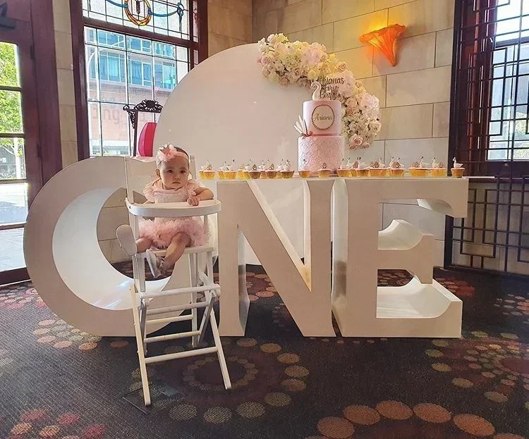 2024 Hot Selling New Style Large Baby Letter Table for Birthday Party Other Wedding Decoration