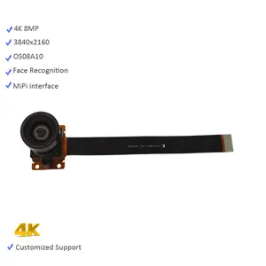 Bilashmart 3840*2160 4K 8MP HD OS08A10 cmos MIPI Camera Module Face Recognition 95 Degree 30PIN MIPI CSI Docs Shooting Product Vision