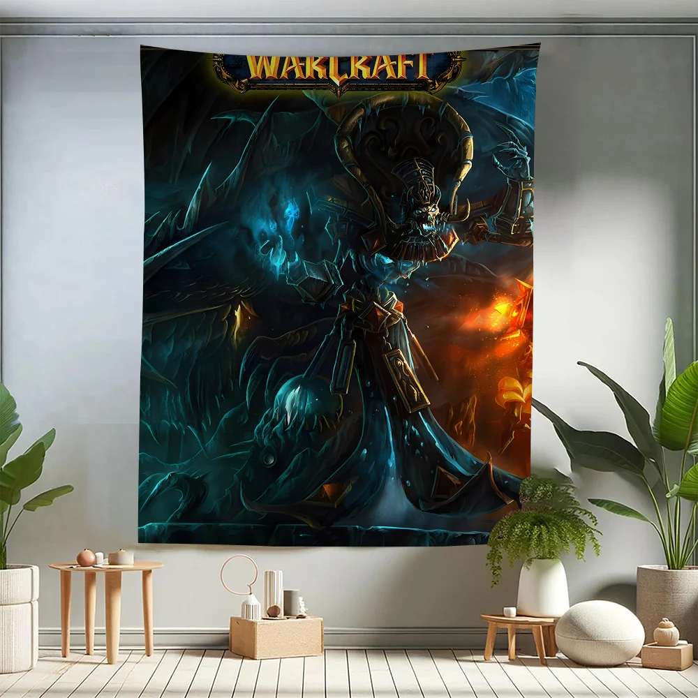 

Classic Game World Of Warcraft Game Hippie Wall Hanging Tapestries Bohemian Wall Tapestries Mandala INS Home Decor