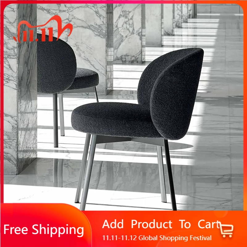 

Camping Creative Dining Chairs Nordic Restaurant Hight End Waiting Nail Dining Chairs Design Clear Balcony Muebles Furniture