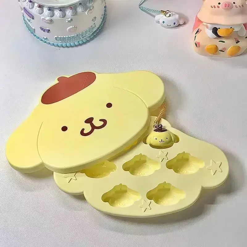 Sanrio Cinnamoroll Ice Grid Mold Anime Cartoon Cute My Melody Kawaii Fashion Household Ware Holiday Gifts