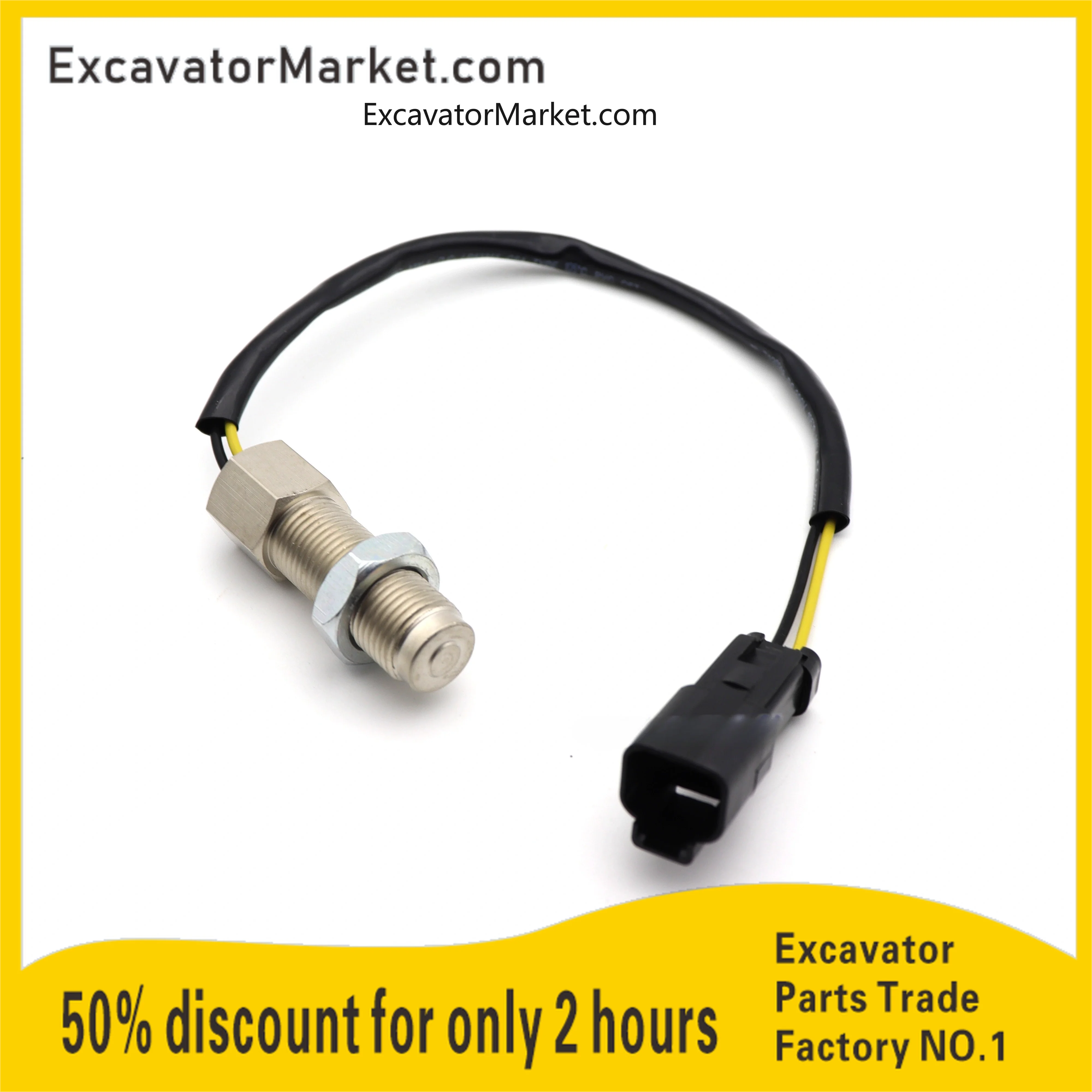 For E320C Excavator Parts 125-2966 196-7973 Revolution Speed Sensor 196-7973 1967973  Excavator Accessories