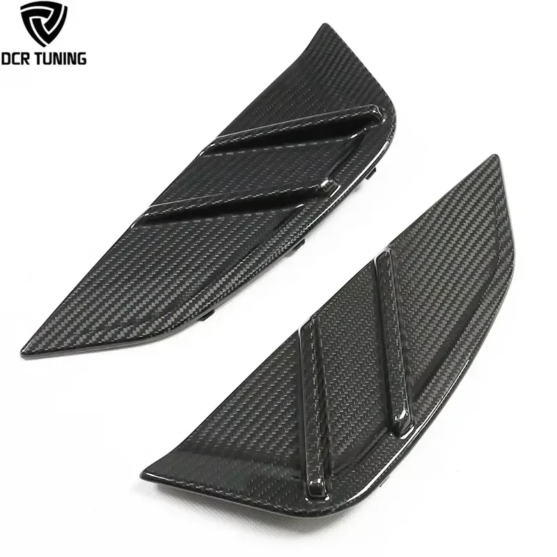 Dry Carbon Fiber Vent Trim for BMW M3 G80 G81 2021+ Side Grill Light Trim MP Style