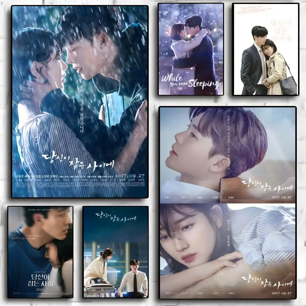 While You Were Sleeping Kdrama 당신이 잠든 사이에 Poster Living Room Bedroom Party Bar Decor Moisture-proof Art Wall Painting