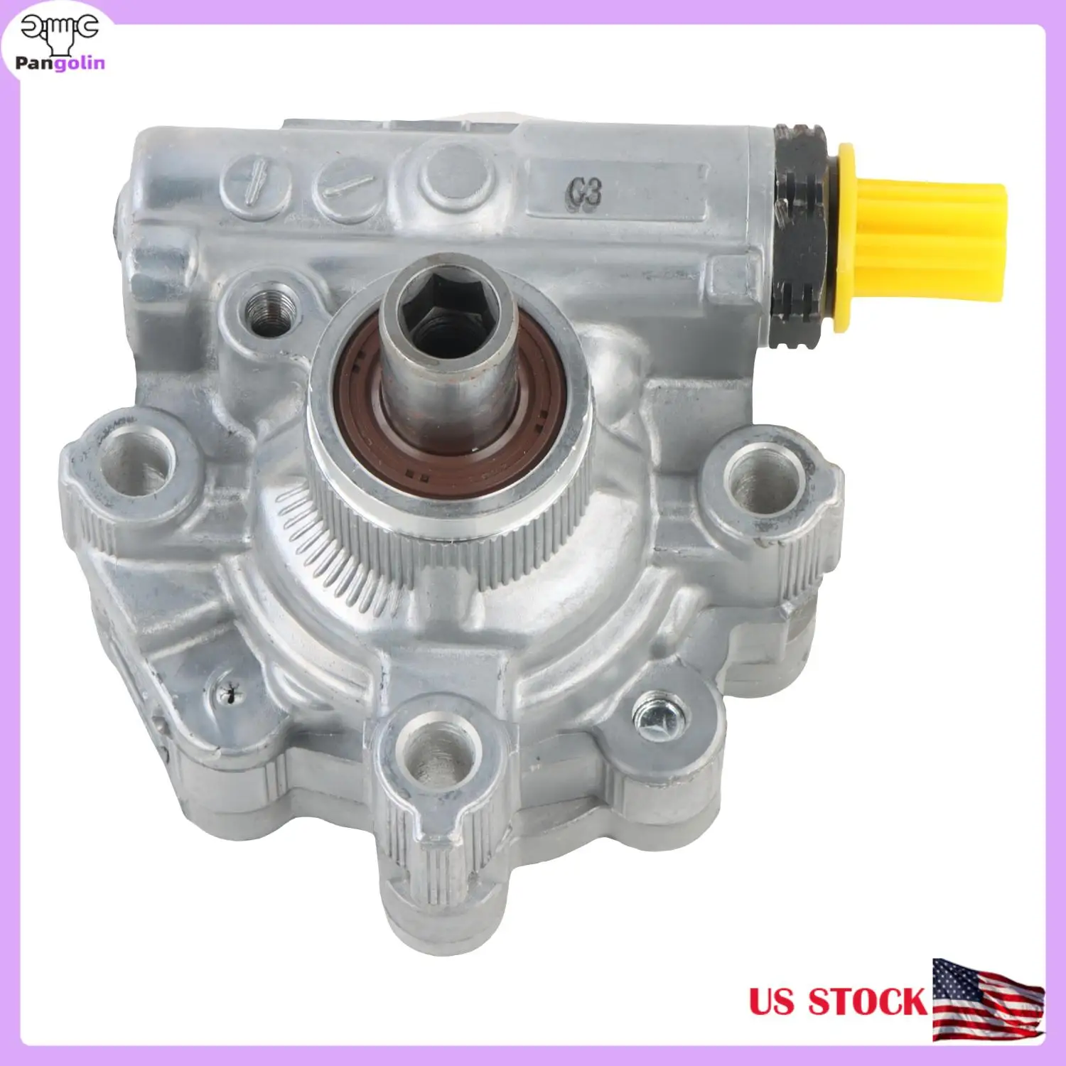 Pangolin Power Steering Pump for Chevrolet 2010-2015 Camaro V6 3.6L 20-3022 920-0141 13505832 13576570 92229663 92237565 Engine