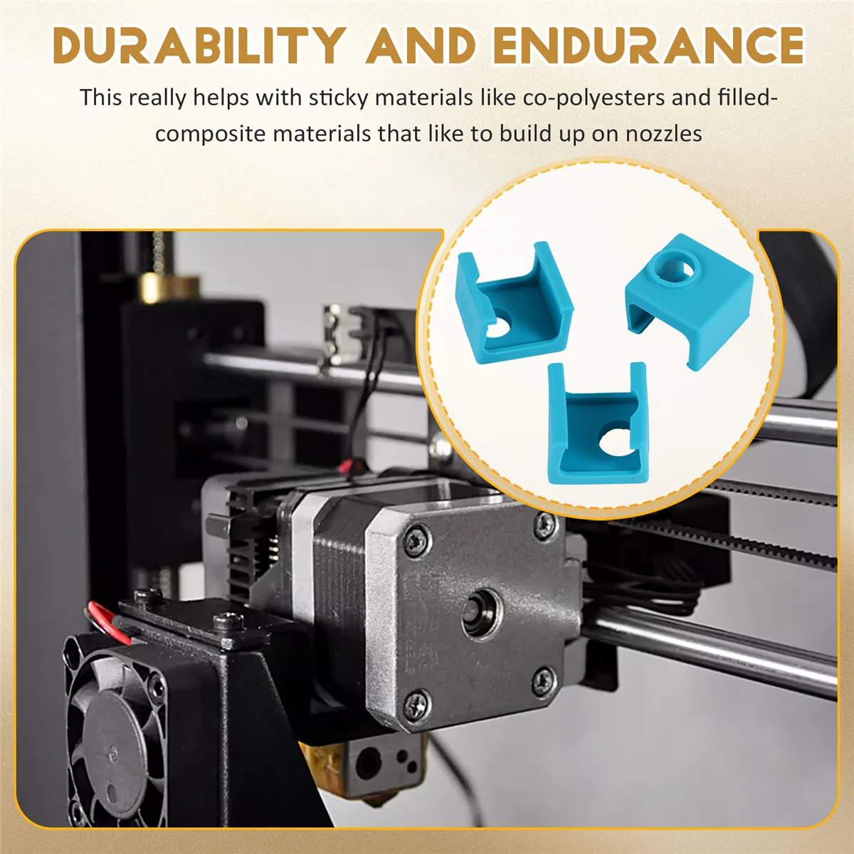 T88C 3 шт. силиконовые носки Mk10 вместо керамической изоляции для Dupicator D4/I3/для I3 2 силиконовая крышка блока нагревателя