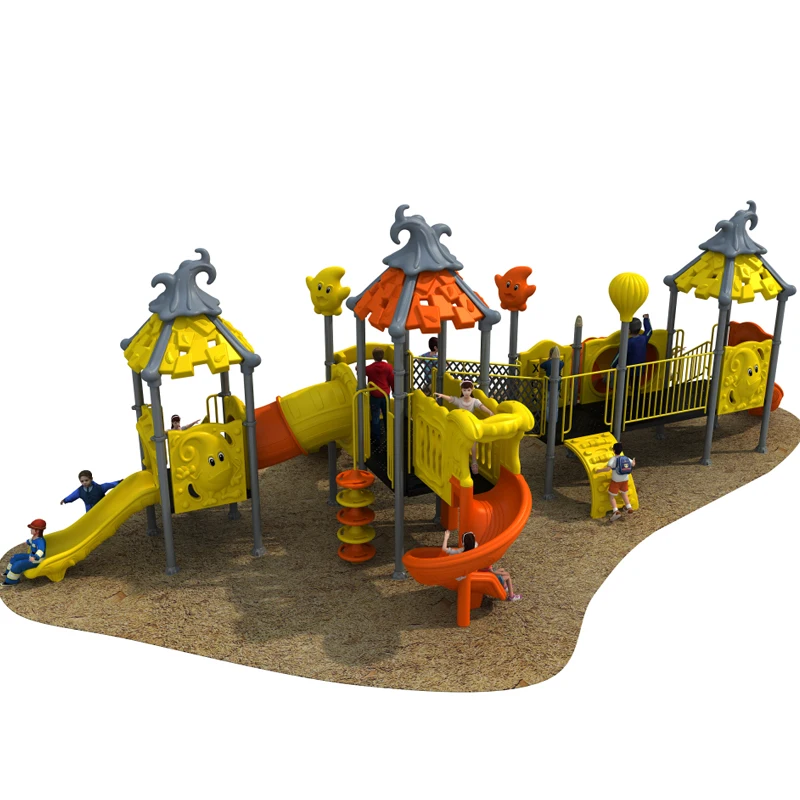 سلسلة البيت السحري متعددة الوظائف على نطاق واسع، مجموعة من الفولاذ، معدات بارك ملعب خارجية لعام 2026 #5