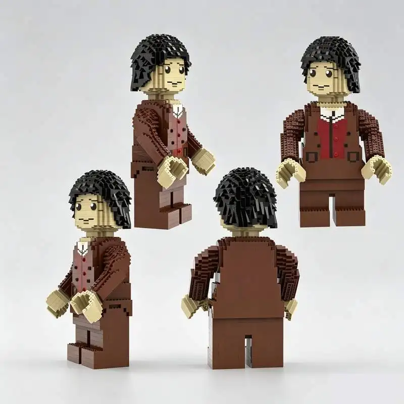 2142PCS Fantasy Hero Large Character Figure Model Custom Building Blocks DIY Creative Assembly Educational Toy Collectible Gift