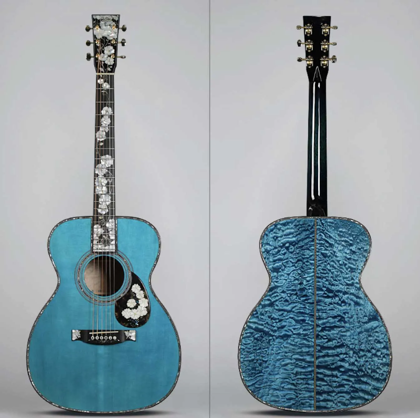 Custom 41 inch All Solid wood 5 A spruce with Master grade Adiron spruce acoustic guitar