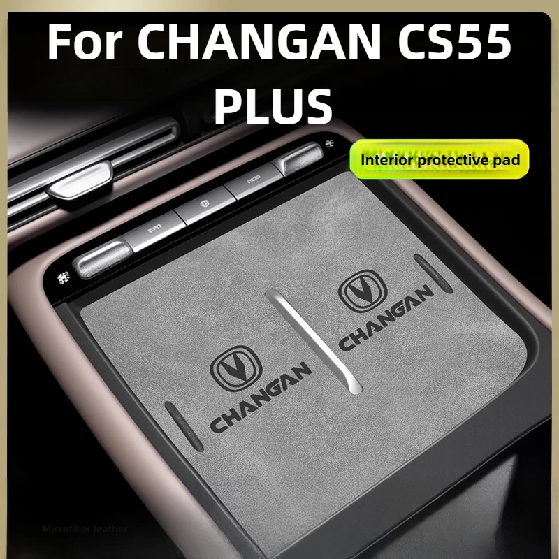 

Center Console Mat For CHANGAN CS55 PLUS Accessories 2026 Scratch Resistant Eco-friendly Microfiber Leather Heat Resistant