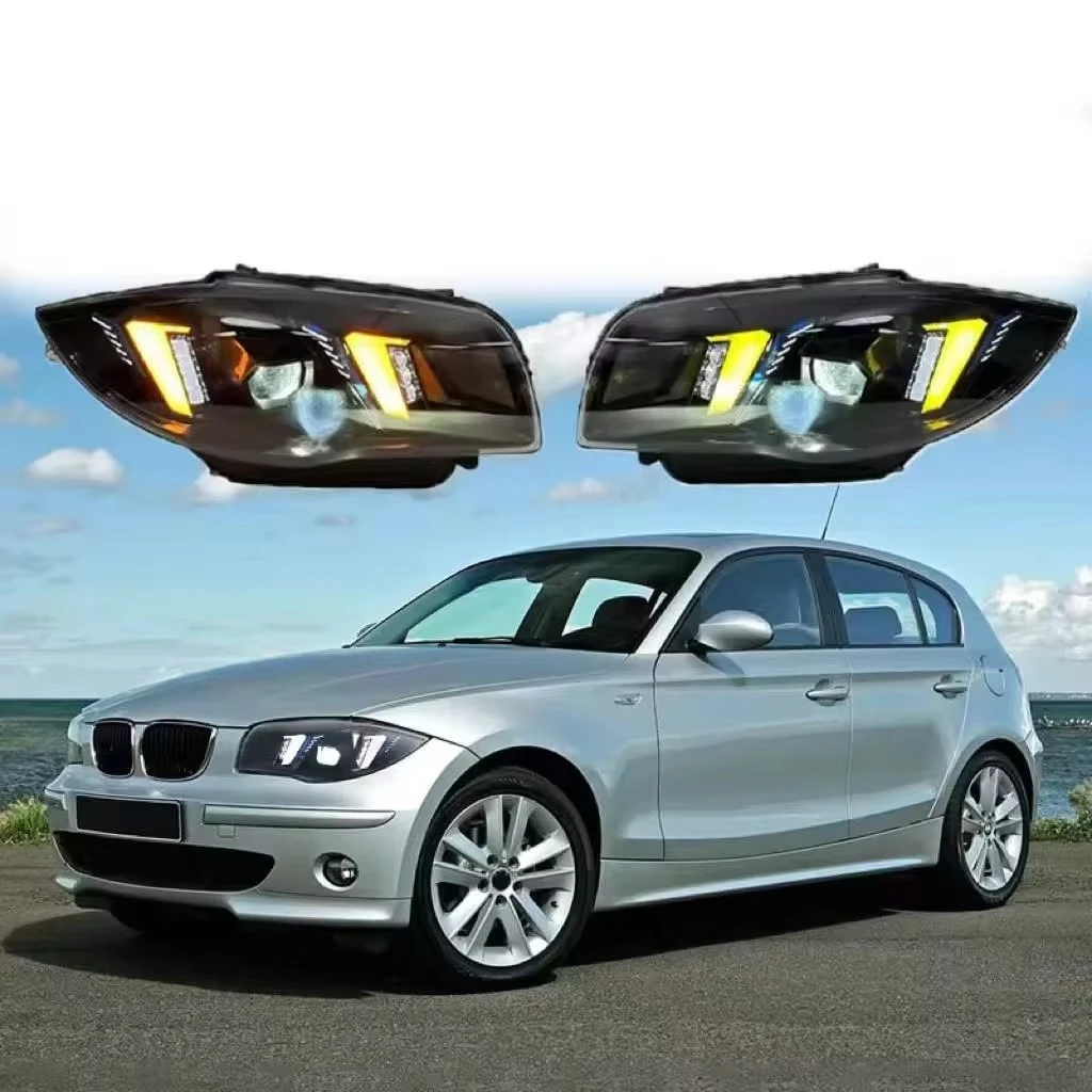 Headlight Projector Lens for 2004-2011 E87 1 Series signal DRL LED Headlamps - view 4