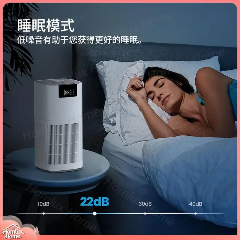 Desktop Air Purifier for Home Office Negative Ion Generator Odor Eliminator Pet Hair Remover JH24A