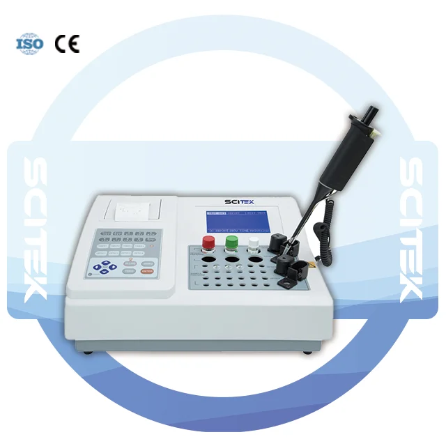Semi-auto Coagulation Analyzer 10000 test Result 4 Different Parameters Analysis in the Same Time Coagulation Analyzer