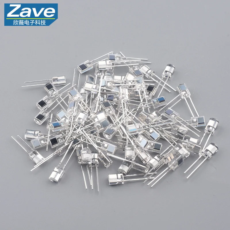 PD438C/S46 Infrared Receiving Diode - Side-Mounted Silicon Photocell, Transparent Colloid Photoelectric Receiver Tube
