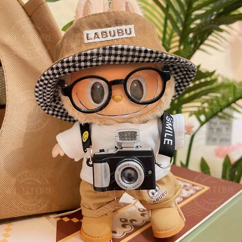 New Arrival Monster Labubu Series Light Luxury Clothes Suit Bag Pants Shoes Camera Hat Doll 1/2 Nd Doll Cute Toys Birthday Gifts