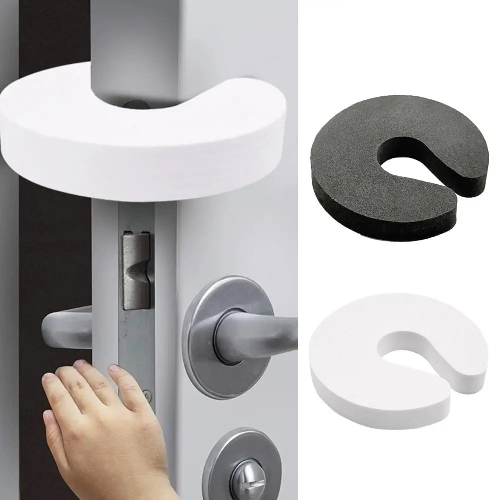 EVA Foam Door Stopper Finger Pinch Guard Protector U Shaped Soft Cushion For Kids Home Room Safety Hardware