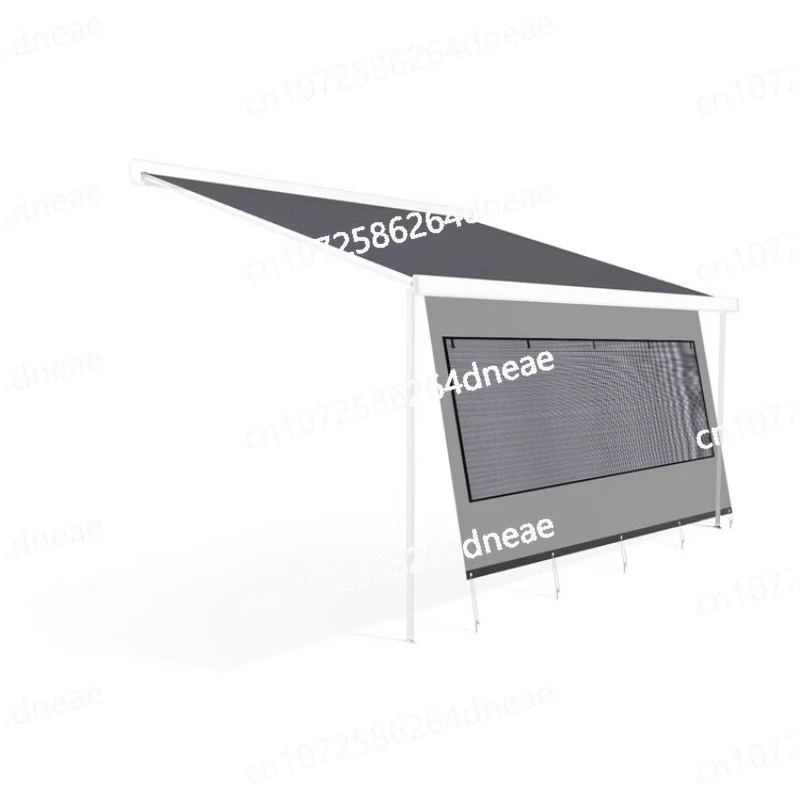 RV Expansion Side Canopy Oxford Fabric Outdoor Car Side Slide Awning Retractable Car Side Awning