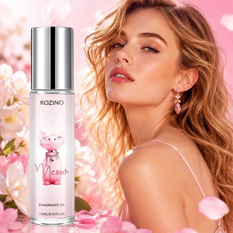15ml Women's Roll-On Perfume, Jasmine and Gardenia, Long-Lasting Date Perfume, Enhances and Unleashes Your Charm, Perfect Gift