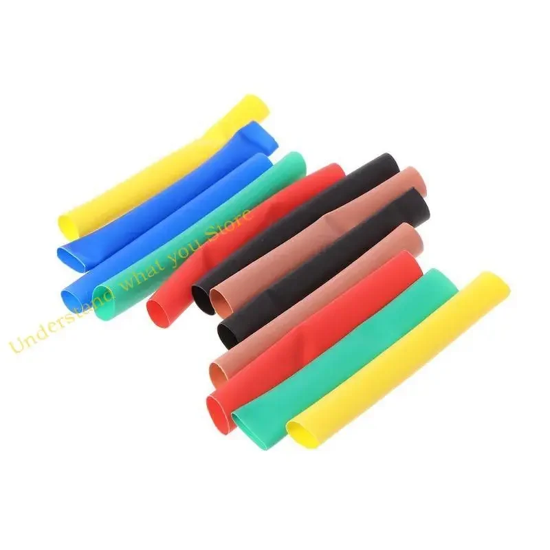 J60A 12pcs واقي الكابلات حرارة أنبوب تقليص أنبوب عالمي لإصلاح كابل الشحن