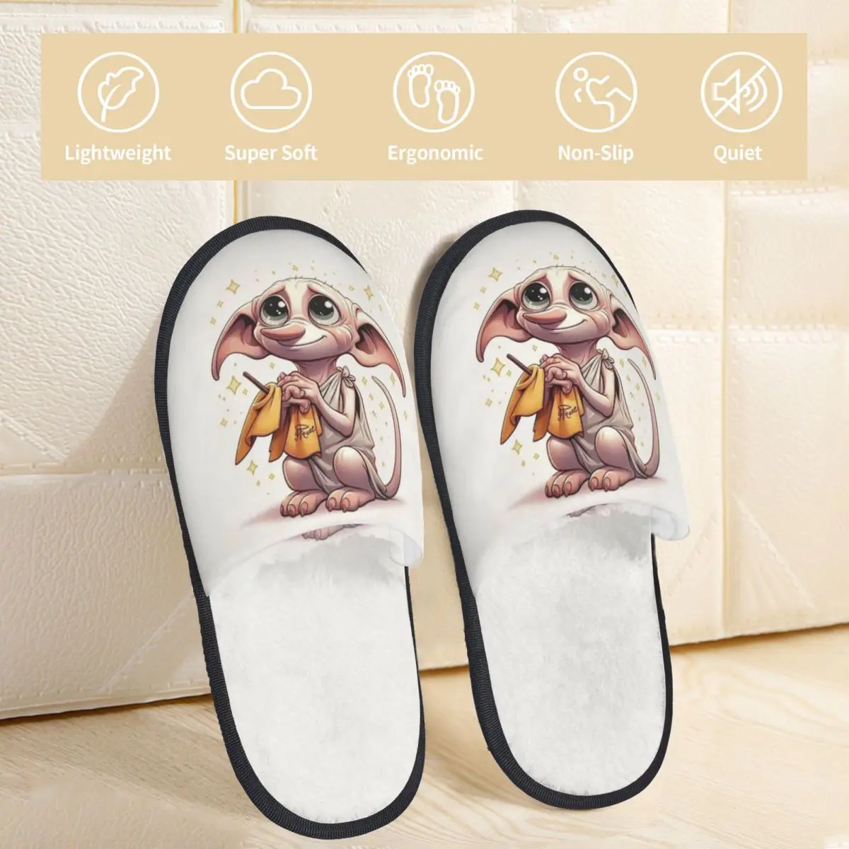 Witchcraft And Wizardry Cartoon Cosplay School Magic Witch Wizard Movie Slippers Memory Foam House Slipper Bedroom Fluffy Shoes